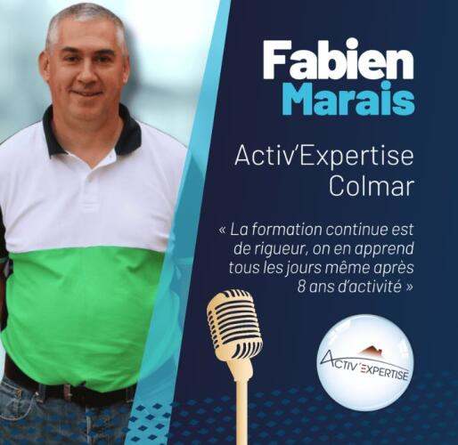 Fabien Marais - Activ'Expertise : Après avoir consulté plusieurs réseaux de franchise dans le diagnostic immobilier mon choix s’est arrêté sur Activ’Expertise