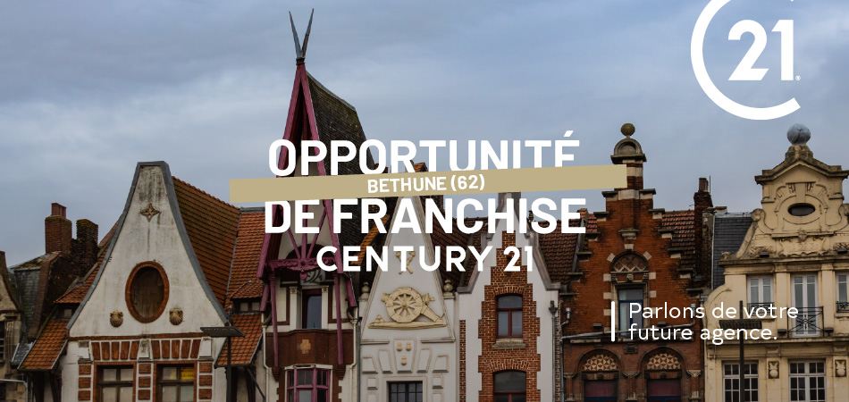 CENTURY 21 recrute un franchisé à Béthune