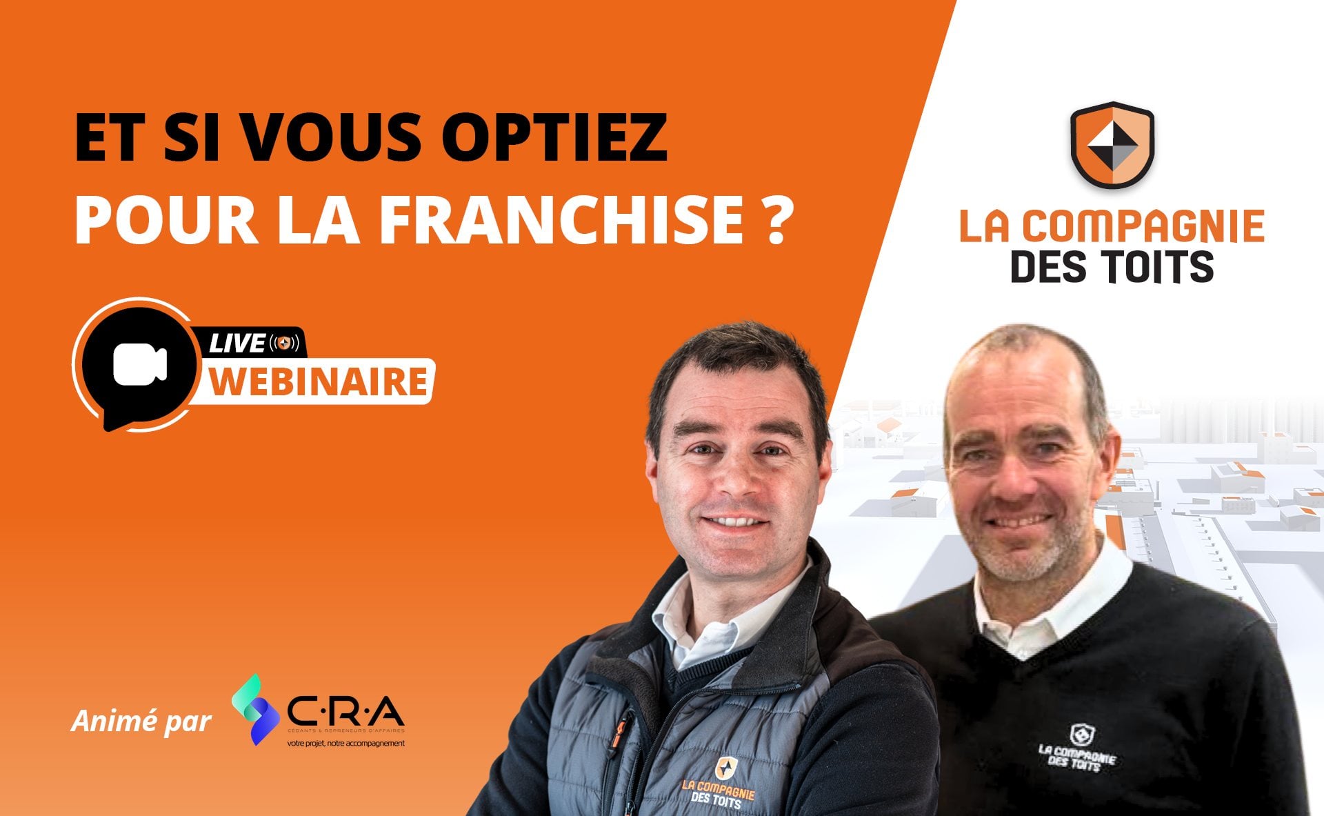 Webinaire La Compagnie des Toits, animé par le CRA