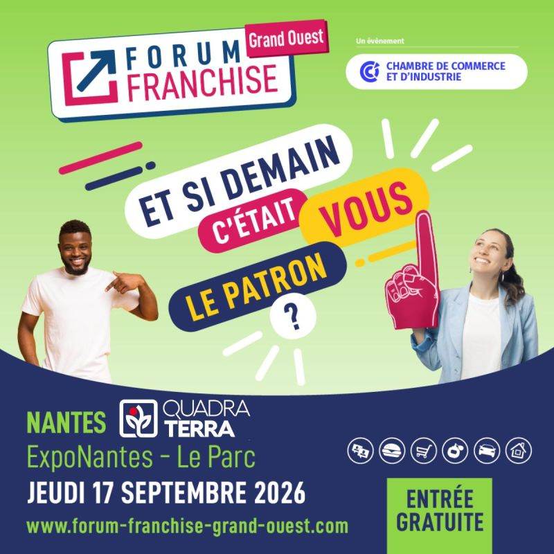 Venez à la rencontre des membres de notre réseau Quadra Terra lors du Forum Franchise de Nantes