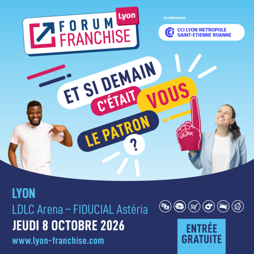 Forum Franchise Lyon 2026 : le rendez-vous des futurs franchisés à la LDLC Arena le 8 octobre