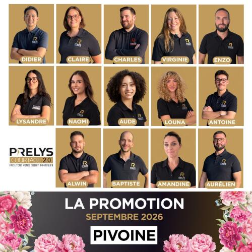 Prelys Courtage accueille 14 nouveaux talents avec sa promo Pivoine