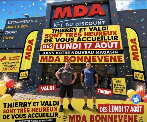 MDA rouvre son magasin de Bonneveine à Marseille avec un nouveau franchisé venu de Bordeaux