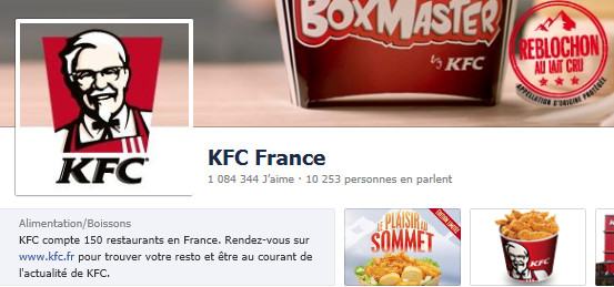 Facebook KFC