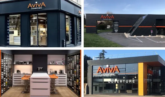 Illustrations Franchise AvivA Cuisines et aménagements