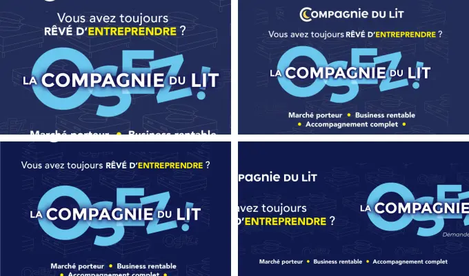 Illustrations Franchise La Compagnie du Lit