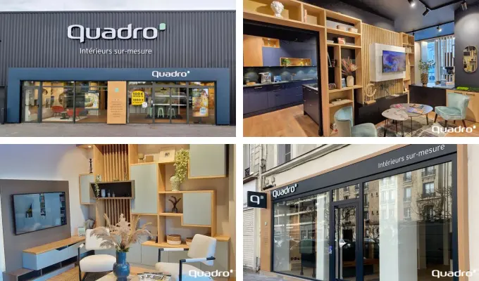 Illustrations Franchise QUADRO Intérieurs sur-mesure