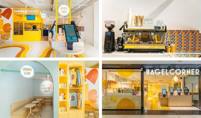 Illustrations Franchise Bagel Corner