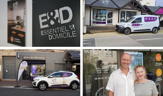 Illustrations Franchise Essentiel et Domicile