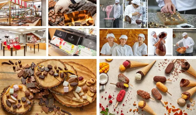 Illustrations Franchise Chocolat Puyricard