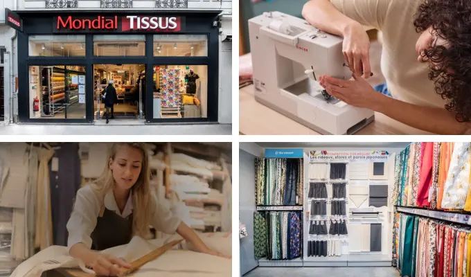 Illustrations Franchise Mondial Tissus