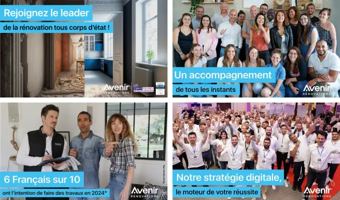 Illustrations Franchise Avenir Rénovations