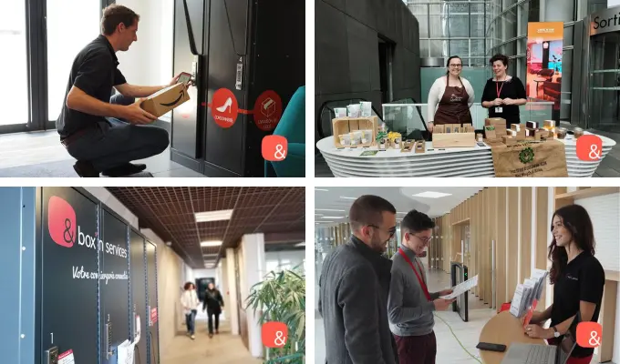 Illustrations Franchise Conciergerie box'n services