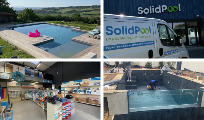 Illustrations Franchise Piscines SolidPool