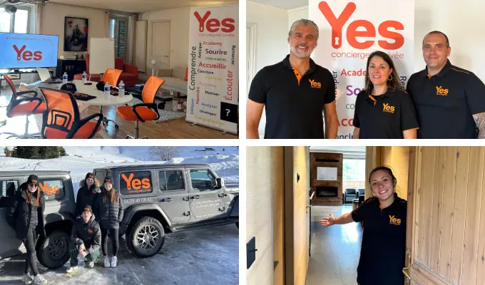 Illustrations Franchise YES CONCIERGERIE