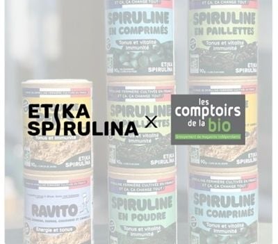 Les Comptoirs de la Bio et Etika Spirulina signent un partenariat exclusif