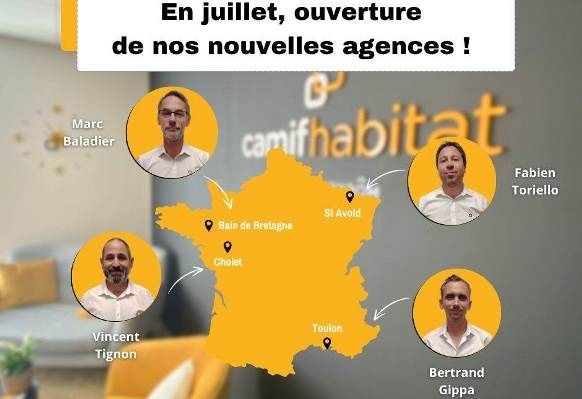 De nouveaux franchisés Camif Habitat lancent officiellement leur activité