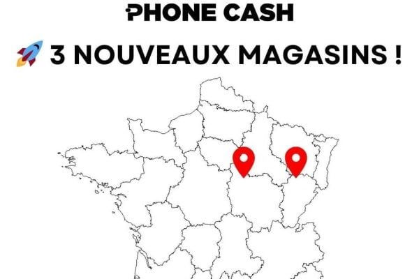 Phone Cash étend sa présence nationale avec trois magasins à Evry et Nancy