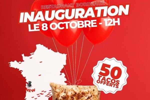 Tacos Avenue : Ne manquez pas le rendez-vous à Bordeaux le 8 octobre