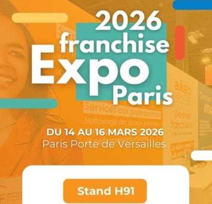 AXEO Services ira à la rencontre des entrepreneurs du 14 au 16 mars à Franchise Expo Paris 2026