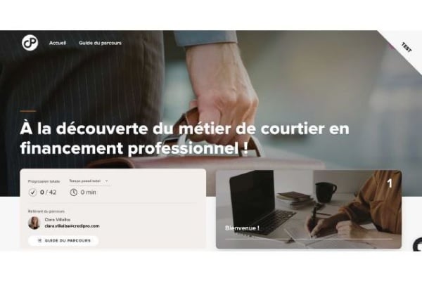 CrediPro met à disposition des futurs courtiers sa plateforme de formation en ligne