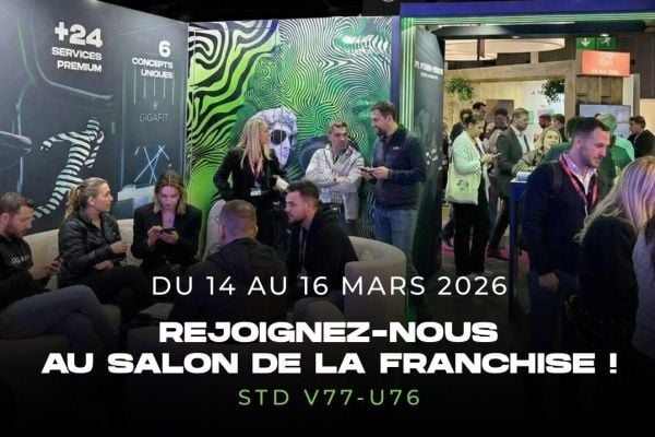 GIGAFIT annonce sa 10ème participation à Franchise Expo Paris du 14 au 16 mars 2026
