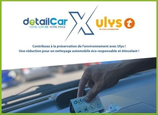 DetailCar se rapproche d’Ulys pour un lavage encore plus écoresponsable