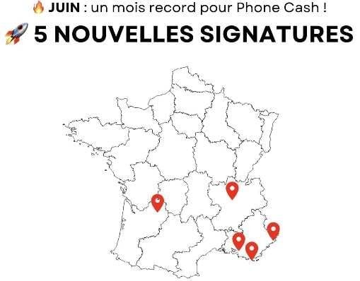Le réseau Phone Cash s’étoffe avec cinq nouveaux franchisés