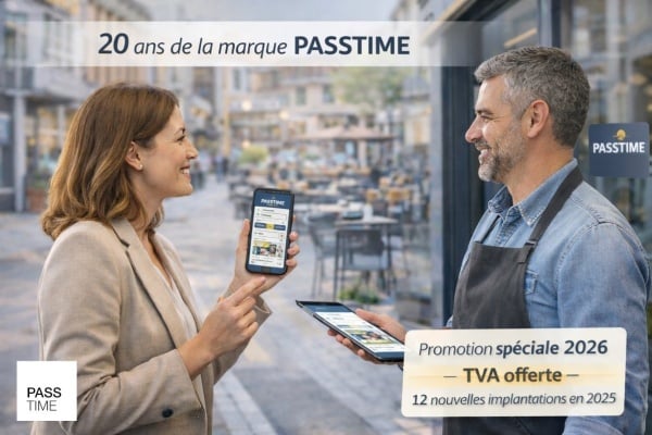 PASSTIME célèbre les 20 ans de sa marque avec une offre exceptionnelle pour les nouveaux franchisés