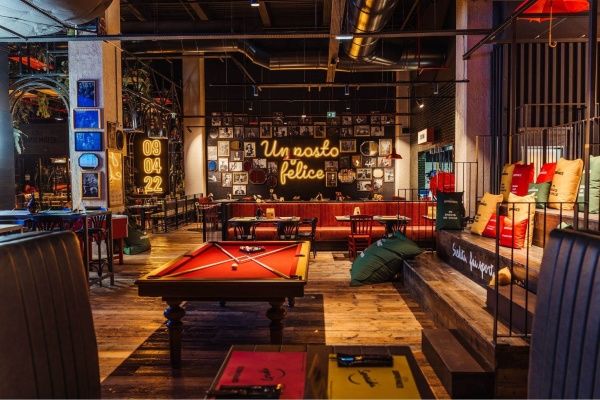 Le restaurant Doppio Malto, un véritable lieu de vie…