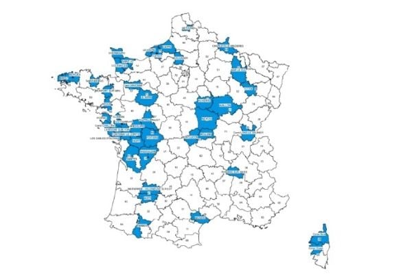 TRYBA propose de nombreuses zones d’implantation partout dans l’Hexagone