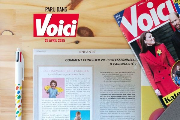La Compagnie des Familles mise à l’honneur dans le magazine Voici