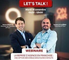 Let’s Talk : participez au webinaire CRA x ATTILA le 18 novembre dès 11h20