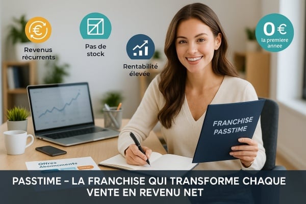 Les secrets d’une marge brute élevée chez PASSTIME : un modèle digital qui séduit les franchisés