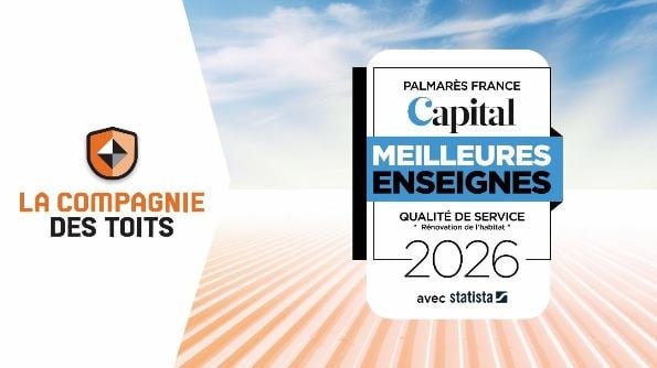 La Compagnie des Toits distinguée au palmarès ‘’Meilleures Enseignes 2026’’