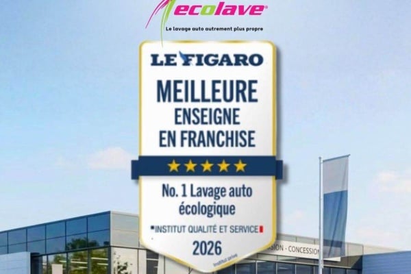 Ecolave en tête du classement ‘’Meilleures Enseignes en Franchise 2026’’