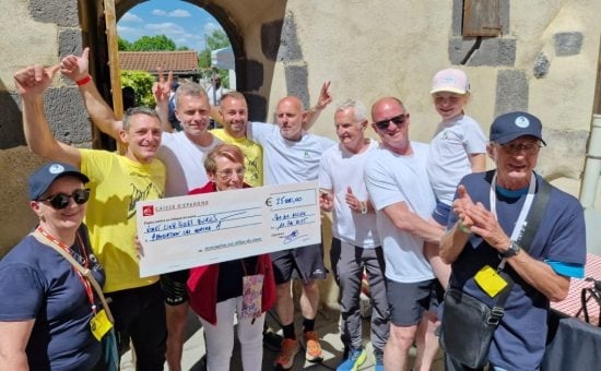 Des membres du réseau Daniel Moquet participent à la course des Allées du Cœur