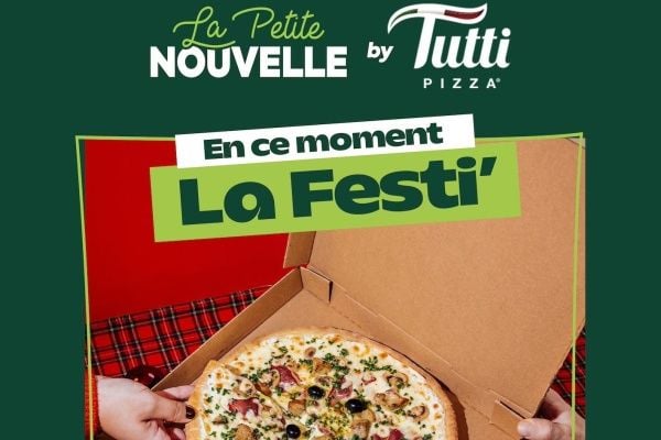 Le réseau Tutti Pizza célèbre les fêtes de fin d’année avec sa nouvelle recette la Festi’