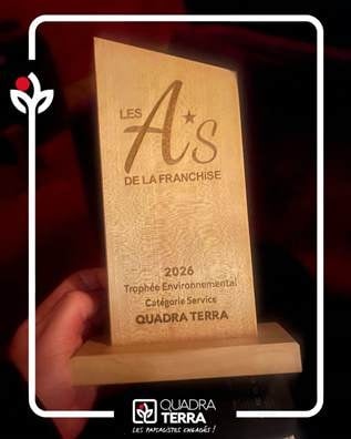 As de la Franchise : Quadra Terra distingué pour son engagement environnemental