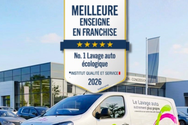 Ecolave en tête du classement ‘’Meilleures Enseignes en Franchise 2026’’