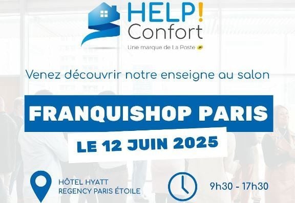 Retrouvez HELP Confort à FranquiShop Paris le 12 juin