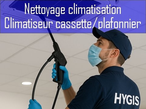 HYGIS présente les étapes du nettoyage complet des cassettes de climatisation