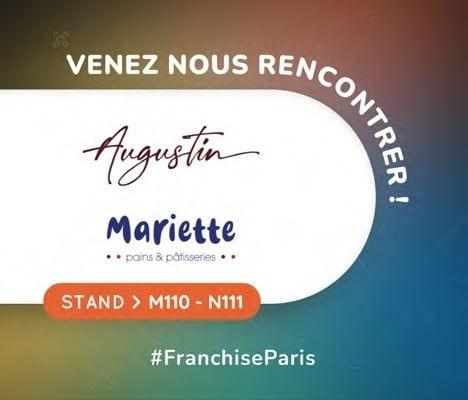 AUGUSTIN – L’ART DU PAIN invite les entrepreneurs à Franchise Expo Paris, du 14 au 16 mars