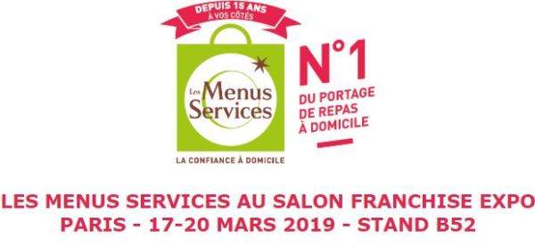 Le réseau Les Menus Services participe au salon Franchise Expo Paris 2019 et lance de nouvelles offres