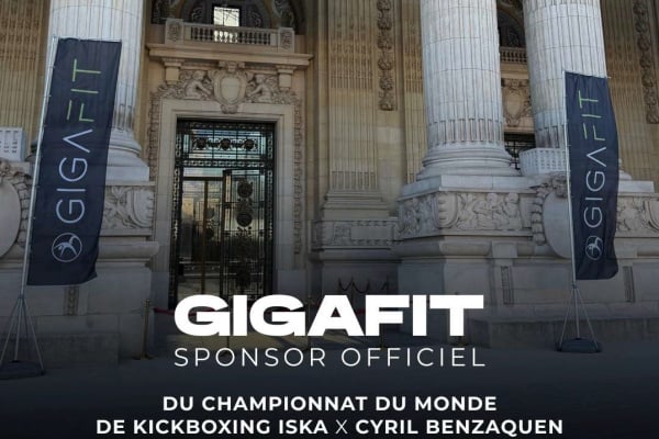 GIGAFIT renforce son image premium lors du Championnat du monde de kickboxing
