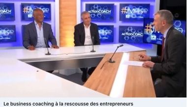 Marc-William Attié, président d’ActionCOACH, dans les studios de BFM Business