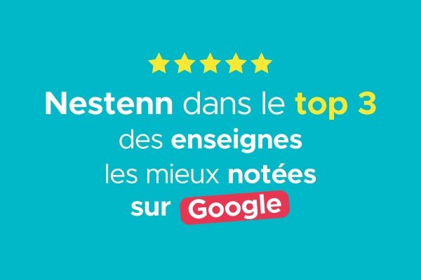Nestenn figure parmi les enseignes les mieux notées sur Google