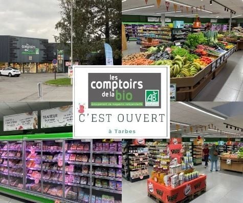 Les Comptoirs de la Bio annonce une récente ouverture de magasin à Tarbes