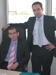 Alain Coelho et de Benoît Rossit de la franchise Broker France