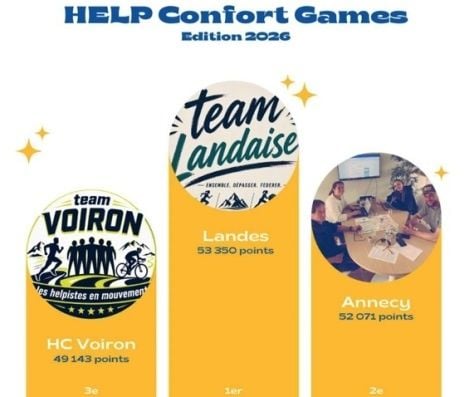HELP Confort Games : un défi sportif et collaboratif pour célébrer les 20 ans de la franchise HELP Confort